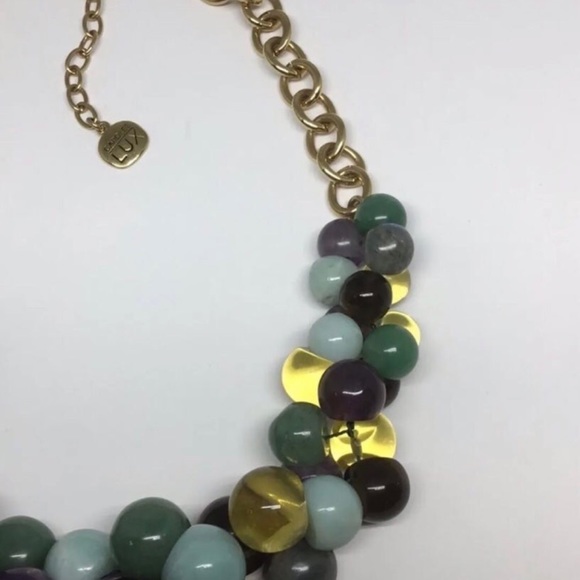 Vintage Beaded Semi-precious Stone Necklace - Picture 6 of 7